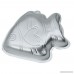 ZJWEI Plane Aluminum Alloy 3D Cake Mold Baking Mould Tin Cake Pan -Fish - B076CP36P1